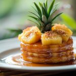 Ananas caramélisé au rhum et au sucre de canne : une délicieuse poêlée tropicale