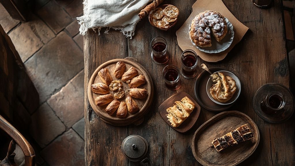 Boissons caractéristiques et douceurs sucrées