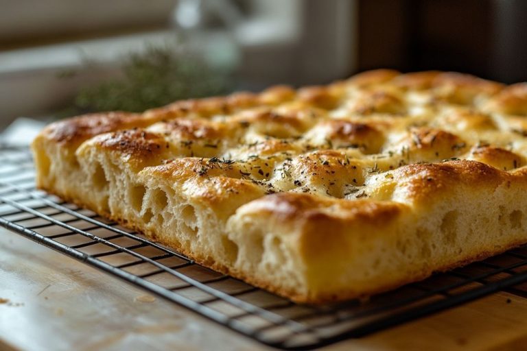 Focaccia Maison : Une Recette Délicieuse et Moelleuse