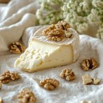 Fromage frais et croquant de noix