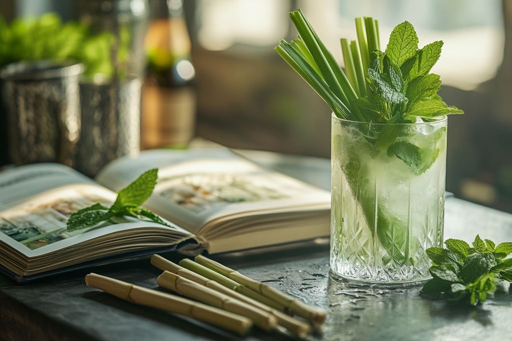 Mélangez de la menthe citronnelle dans votre cocktail pour une explosion de saveurs