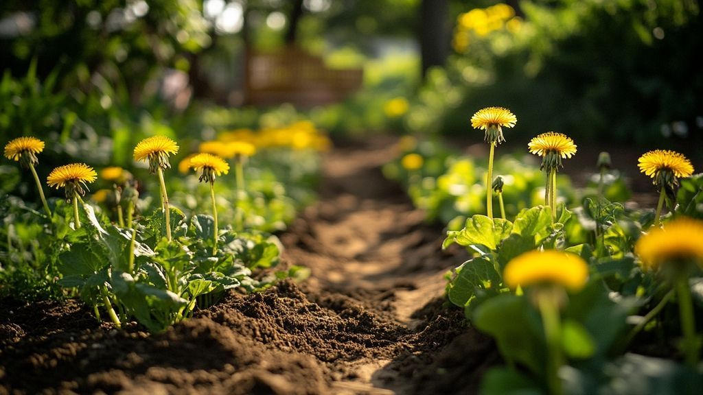 Stratégies pour intégrer les pissenlits dans le jardinage quotidien