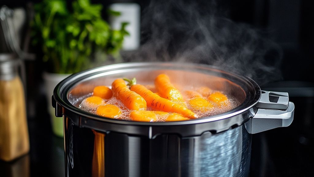 Technique de cuisson des carottes à la cocotte minute
