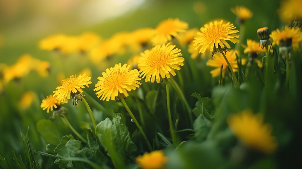 Techniques d'intégration des pissenlits dans l'entretien du jardin