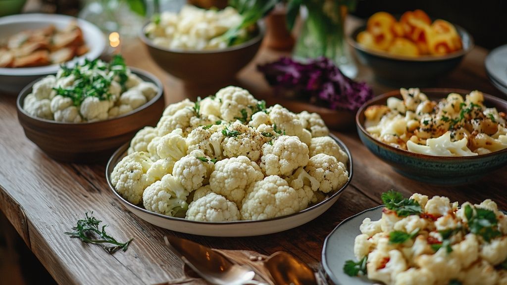 Vers une variété infinie de recettes à base de chou fleur cuit à la cocotte minute